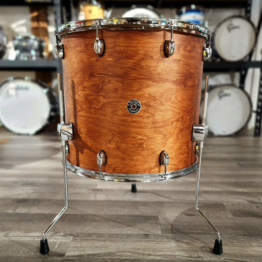 Used Gretsch Catalina Club Floor Tom 18x16 Satin Walnut Glaze