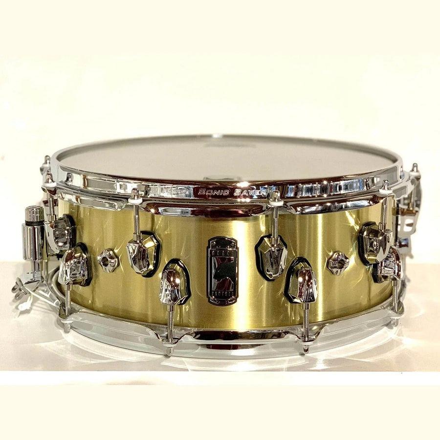 Used Mapex Black Panther Metallion Brass Snare Drum 14x5.5