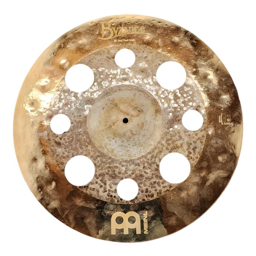 Used Meinl Byzance Dual Trash Crash Cymbal 20" - Very Good