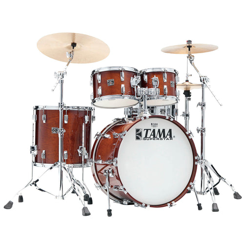 Tama 50th Anniversary Superstar Reissue 4pc Drum Set Super Mahogany B-Stock