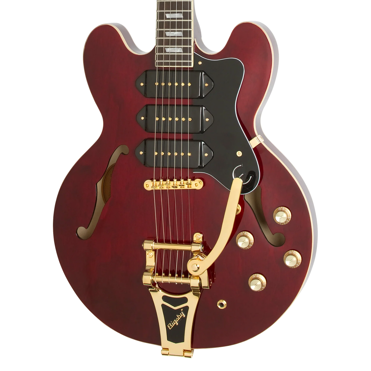 Epiphone Riviera Custom P93, Wine Red, Limited Edition