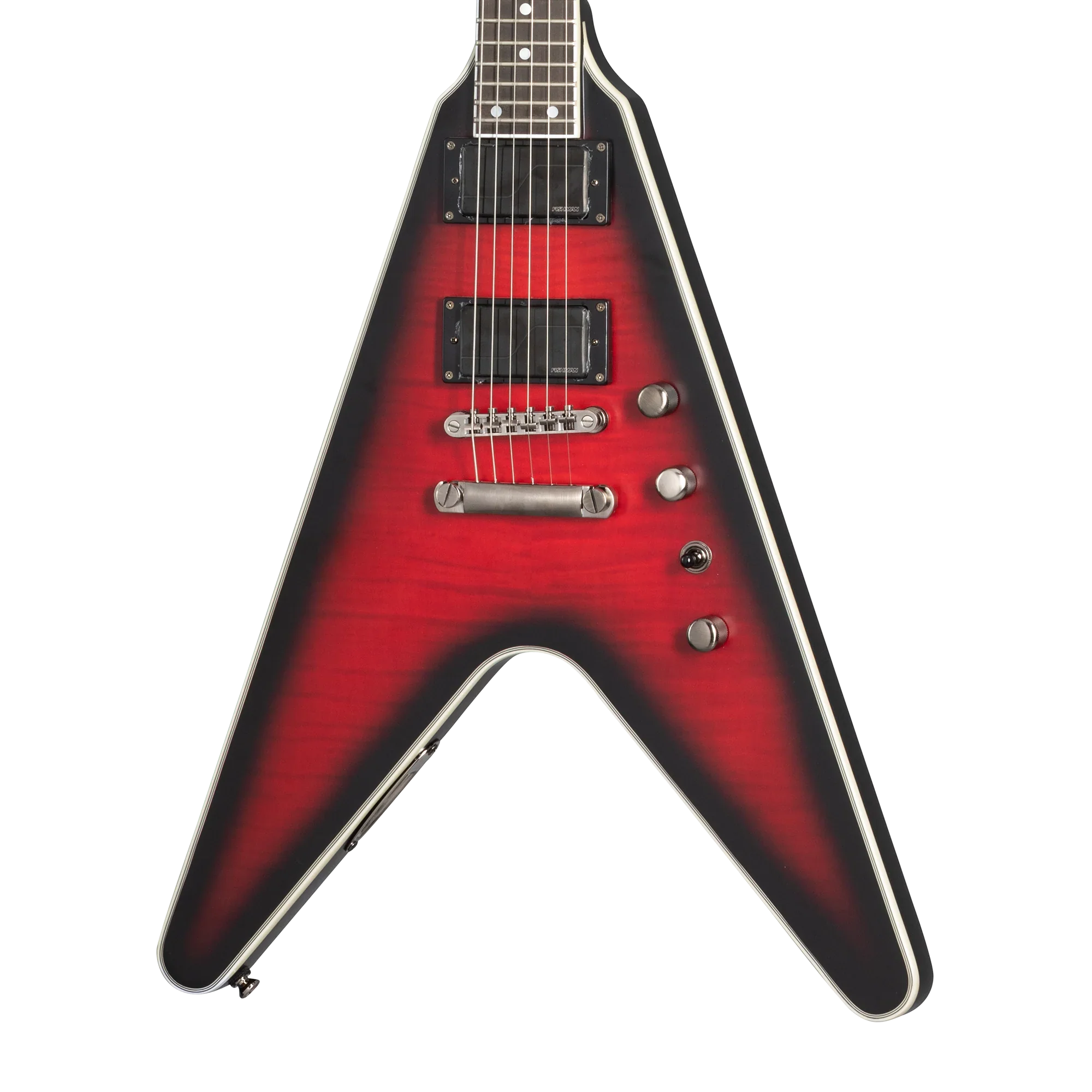Epiphone Dave Mustaine Flying V Prophecy, Aged Dark Red Burst
