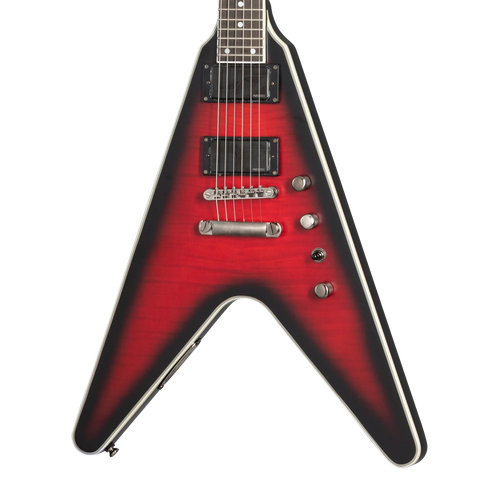 Epiphone Dave Mustaine Flying V Prophecy, Aged Dark Red Burst