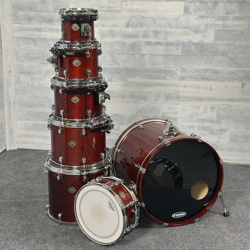 Used Tama Starclassic Performer 7pc Birch Drum Set Walnut MIJ - Very Good