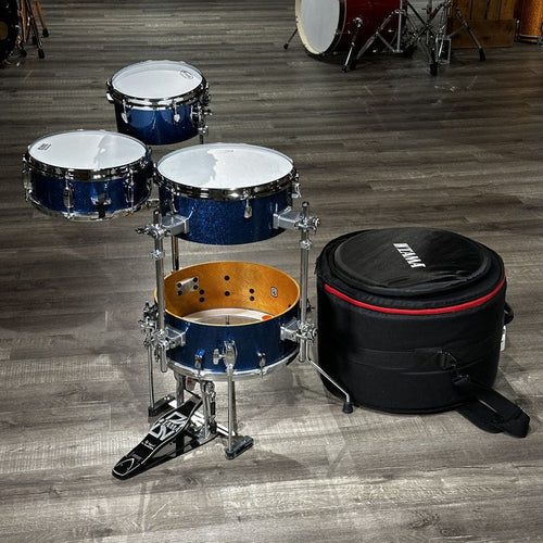 Used Tama Cocktail-JAM 4pc Shell Pack Indigo Sparkle - Very Good