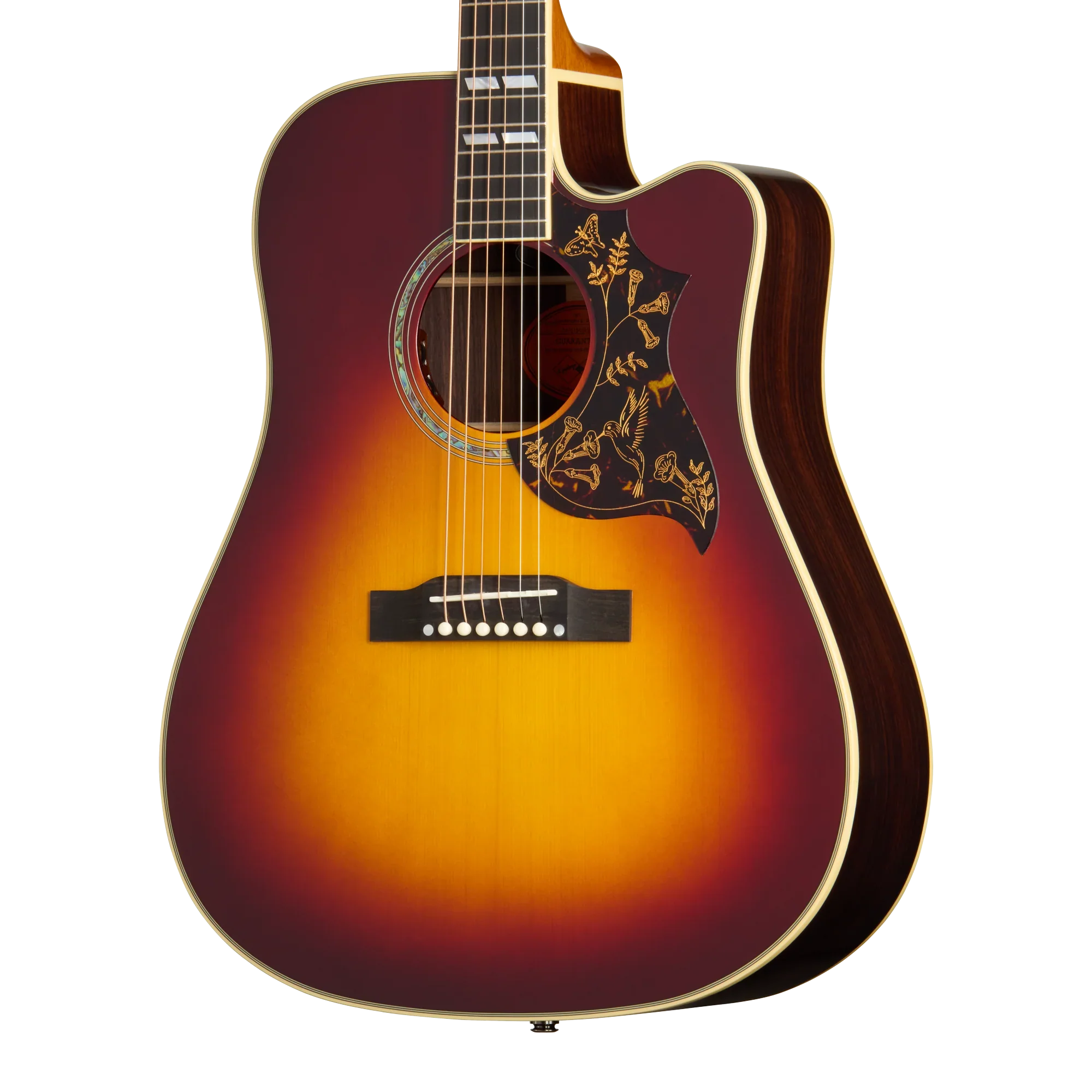 Epiphone IGC Hummingbird Deluxe EC, Autumn Burst