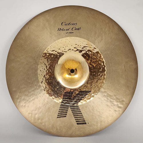 Used Zildjian K Custom Hybrid Crash Cymbal 17"