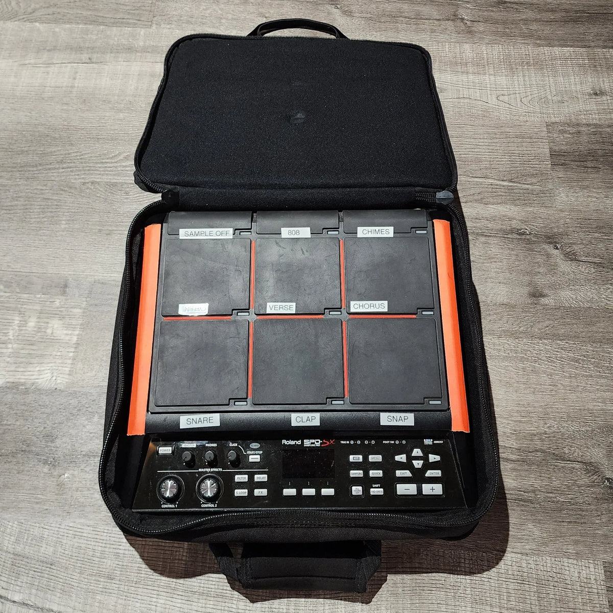 Used Roland SPD-SX Sampling Percussion Pad w/Carry Bag