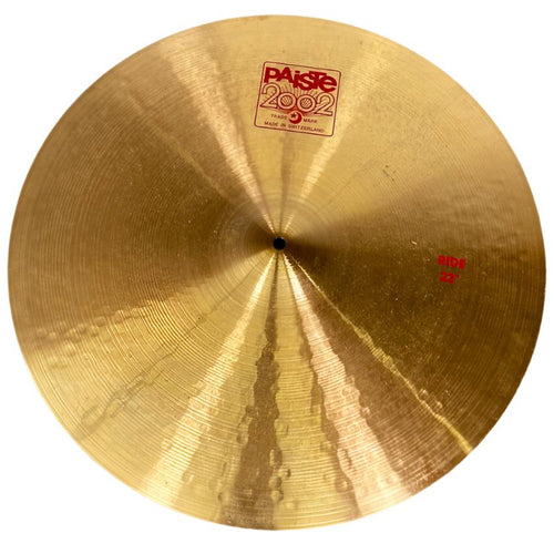 Used Paiste 2002 Ride Cymbal 22" - Very Good