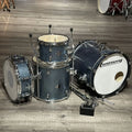 Used Ludwig Breakbeats 4pc Drum Set Silver Sparkle - Good
