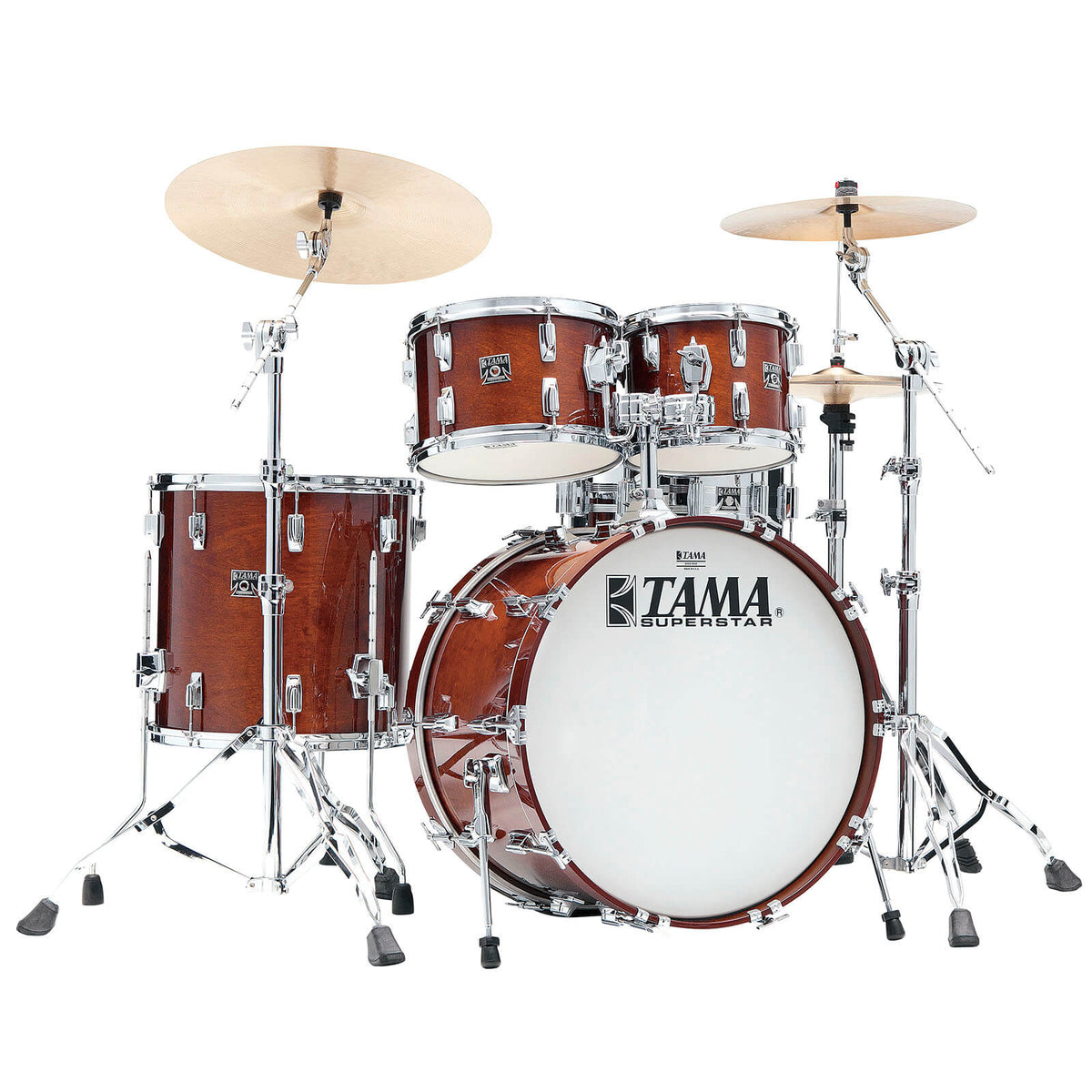 Tama 50th Anniversary Superstar Reissue 4pc Drum Set Super Mahogany B-Stock