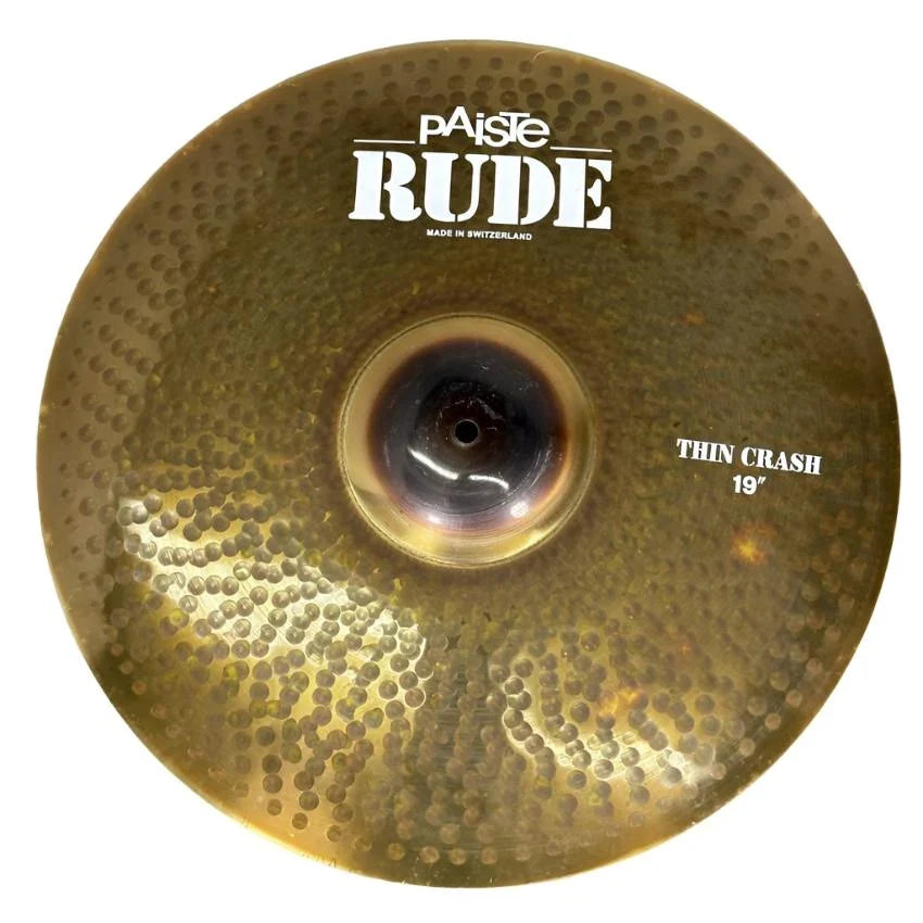 Used Paiste Rude Thin Crash Cymbal 19" - Good