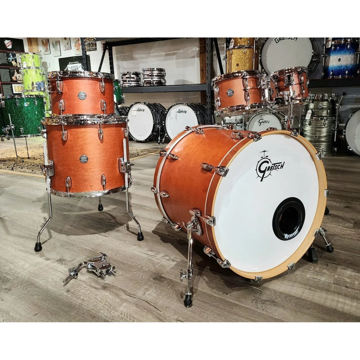 Used Gretsch Marquee 5pc Drumset Satin Walnut
