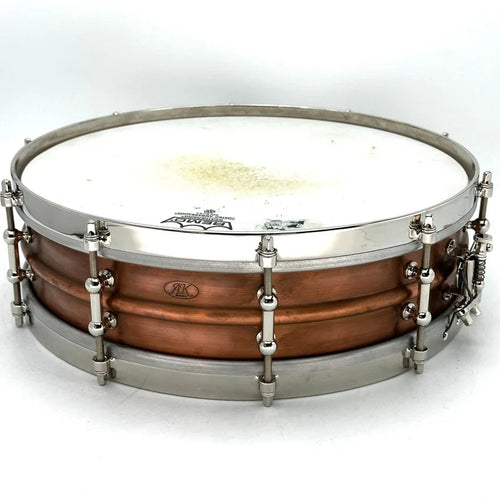 Used AK Drums Copper Standard Snare Drum 14x4 - Very Good