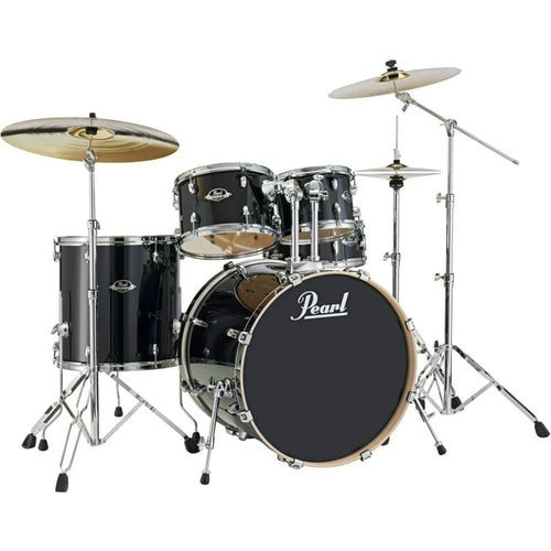 Pearl Export Lacquer Series 5pc Drum Set w/Hardware Black Smoke EXL725/C248