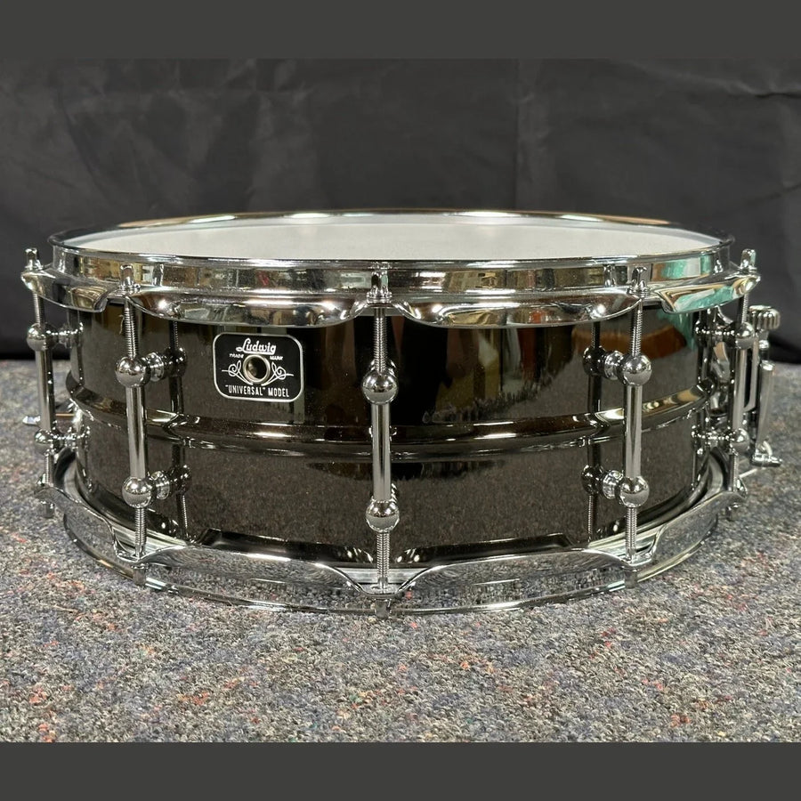 Used Ludwig Universal Brass Snare Drum 14x5.5