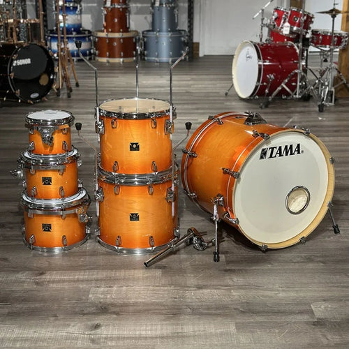 Used Tama SuperStar Classic 6pc Drum Set Tangerine Burst - Very Good