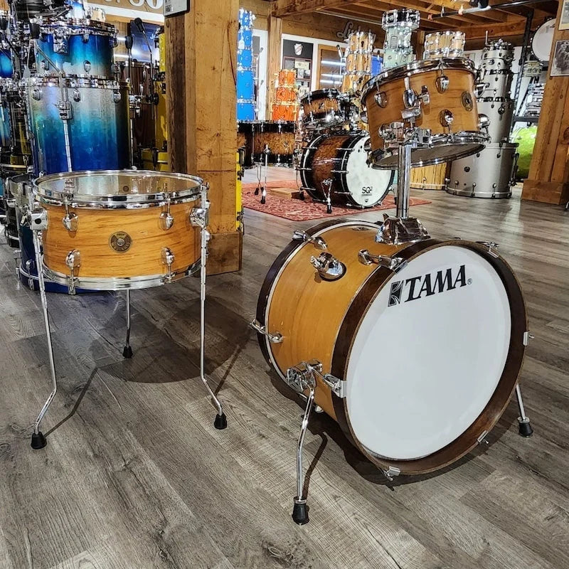 Used Tama Club-Jam 3pc Drum Set Satin Blonde