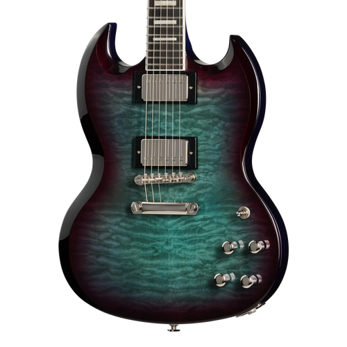Epiphone SG Custom Modern Quilt, Blueberry Burst, Exclusive