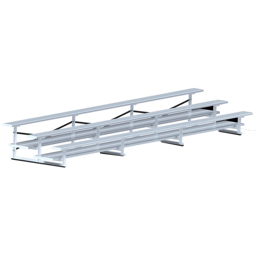 Jaypro BLDP-321AL 3-Row Bleacher Double Foot Plank 6.4m Aluminum