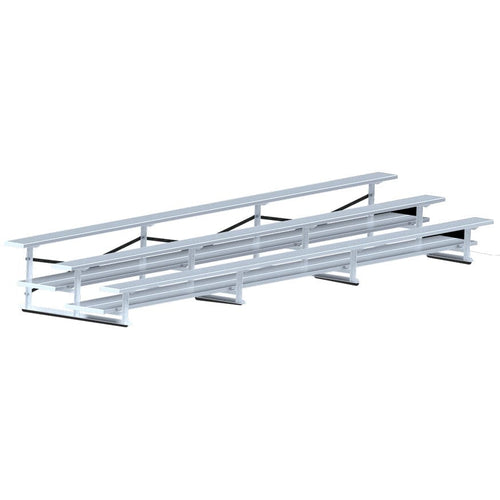 Jaypro BLDP-321AL 3-Row Bleacher Double Foot Plank 6.4m Aluminum